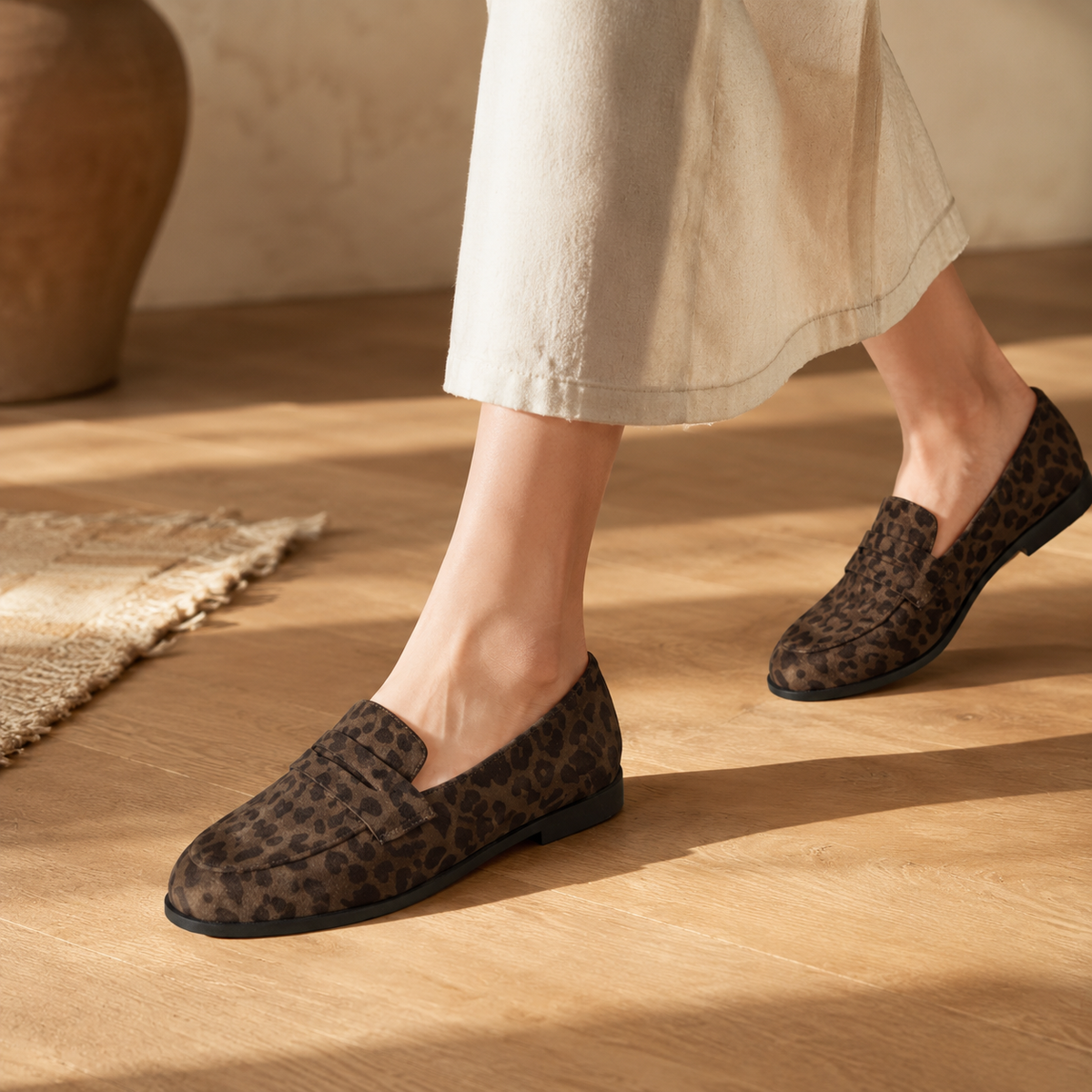 SAVANNAH — Leopard Loafers