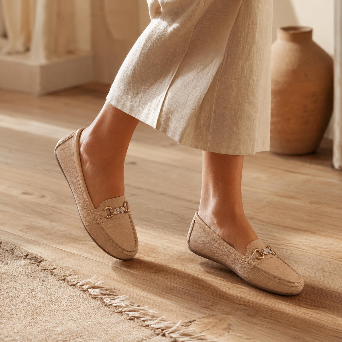 AURORE — Chain Loafers