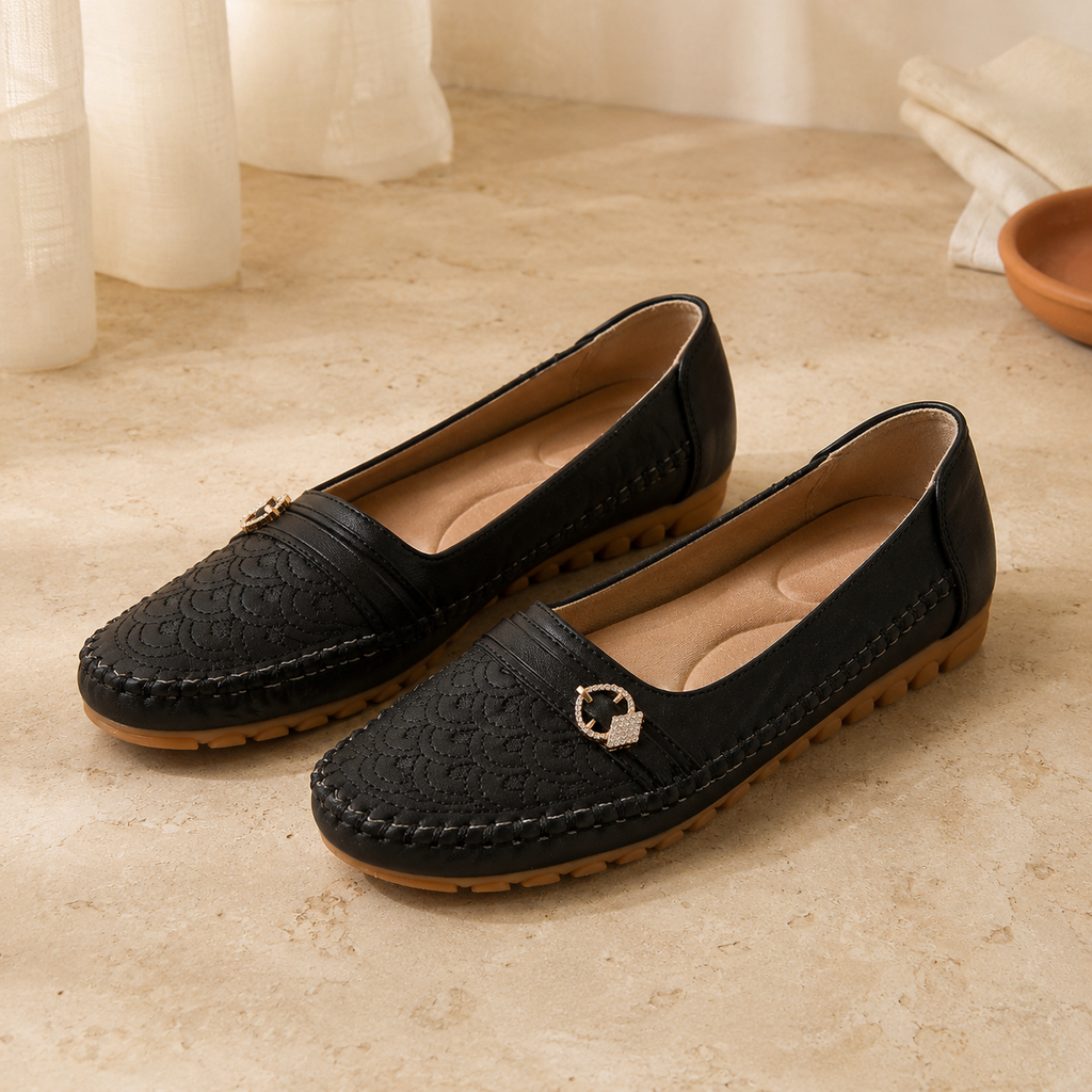 ORLA — Embroidered Loafers