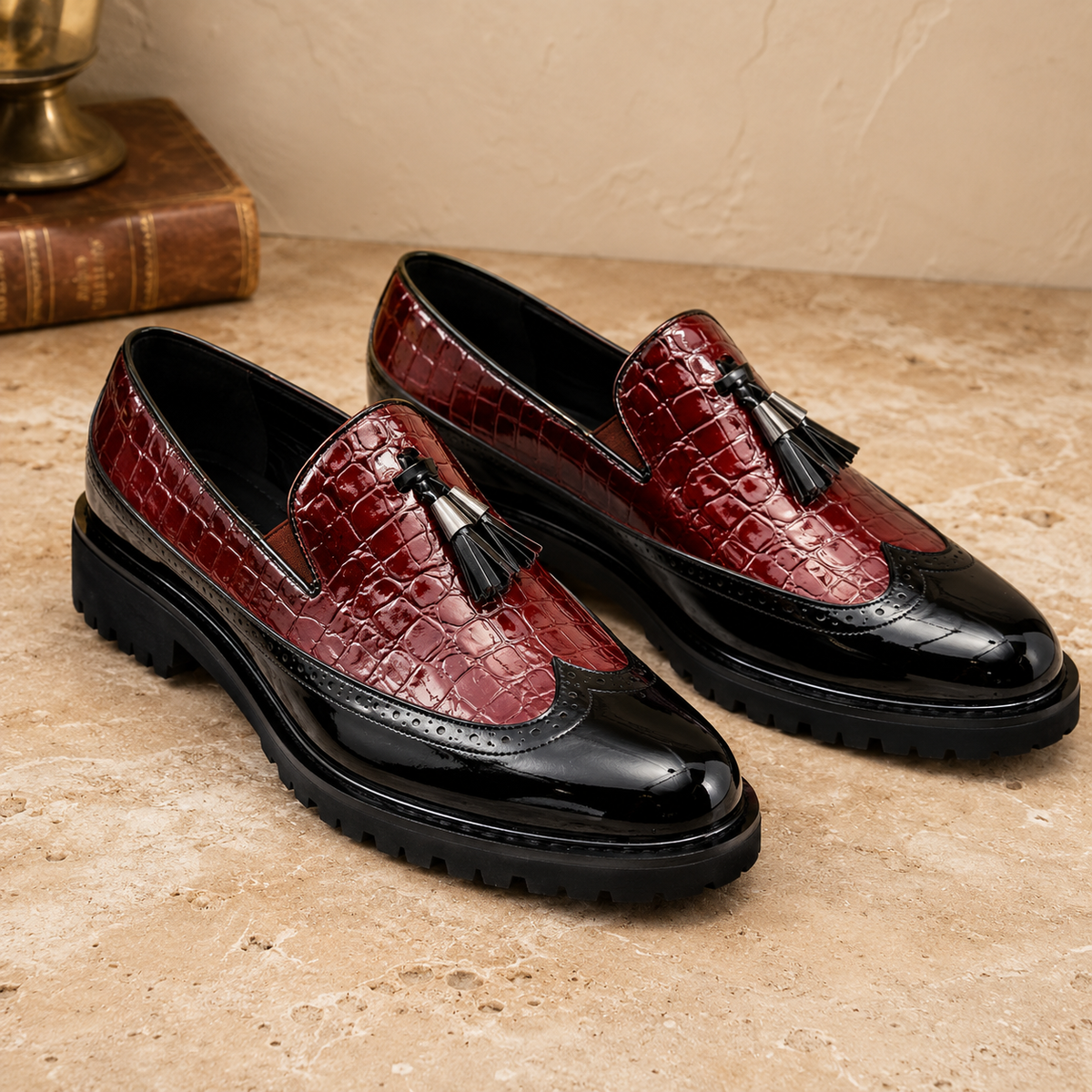 CADE — Crocodile Loafers
