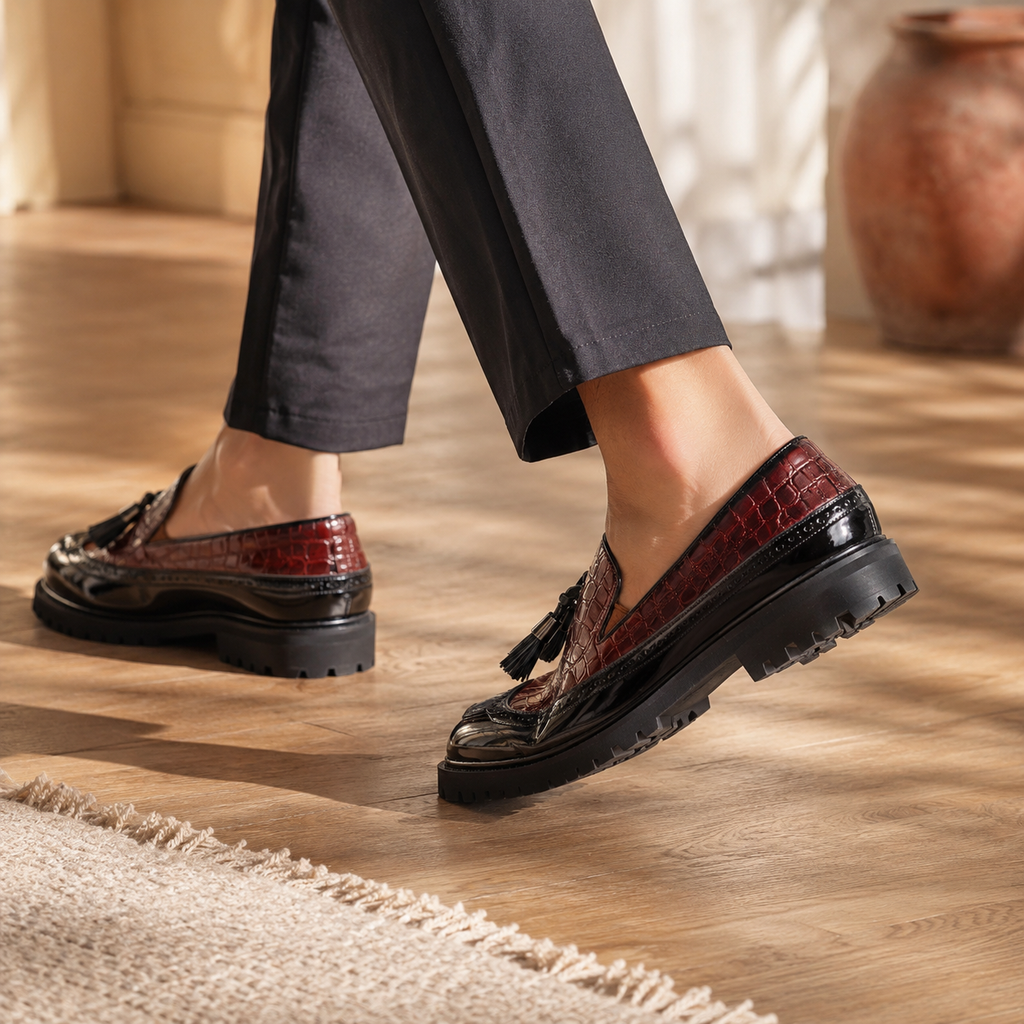 CADE — Crocodile Loafers