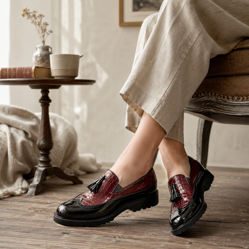 CADE — Crocodile Loafers