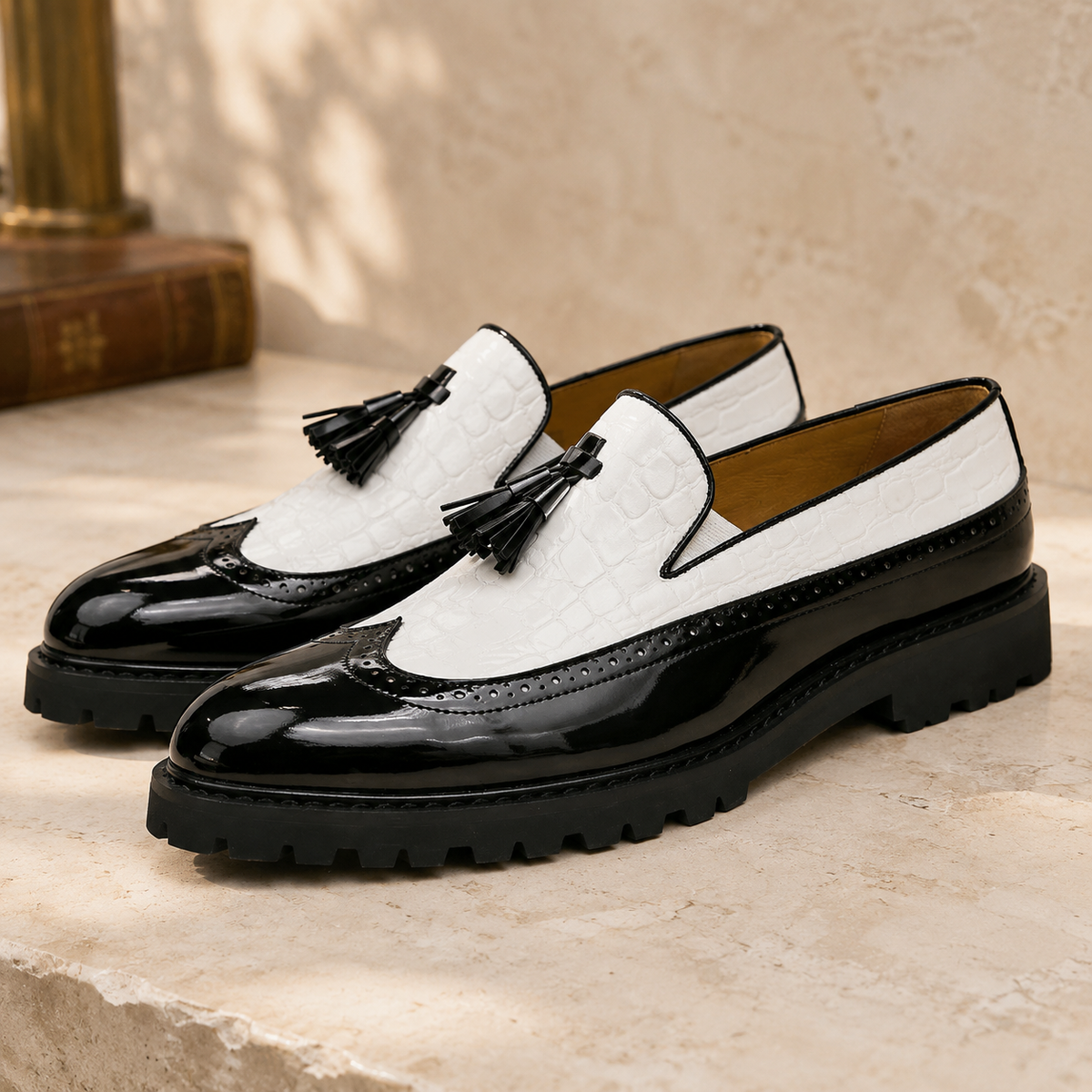 CADE — Crocodile Loafers