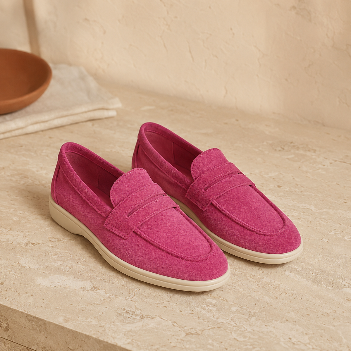 MORGAN — Suede Loafers