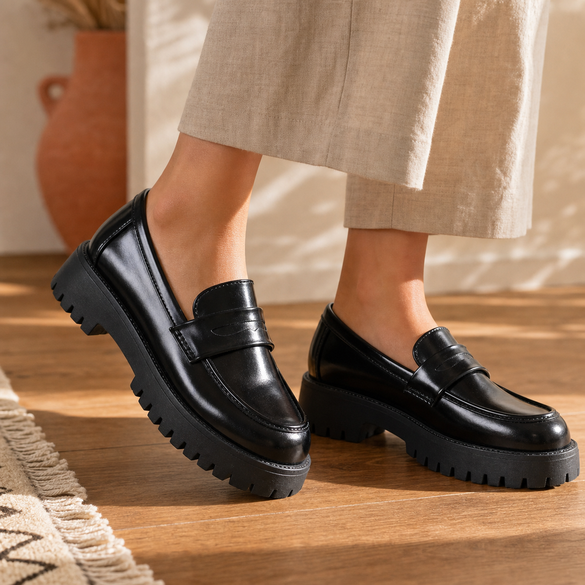REX — Platform Loafers