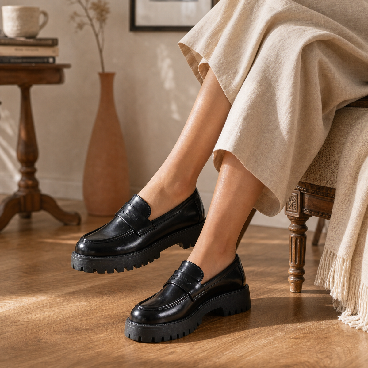 REX — Platform Loafers