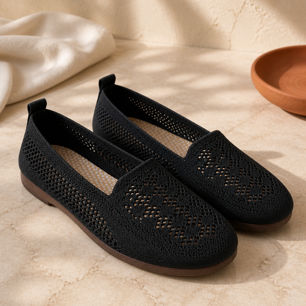 BREEZE — Mesh Flat Shoes - image 4
