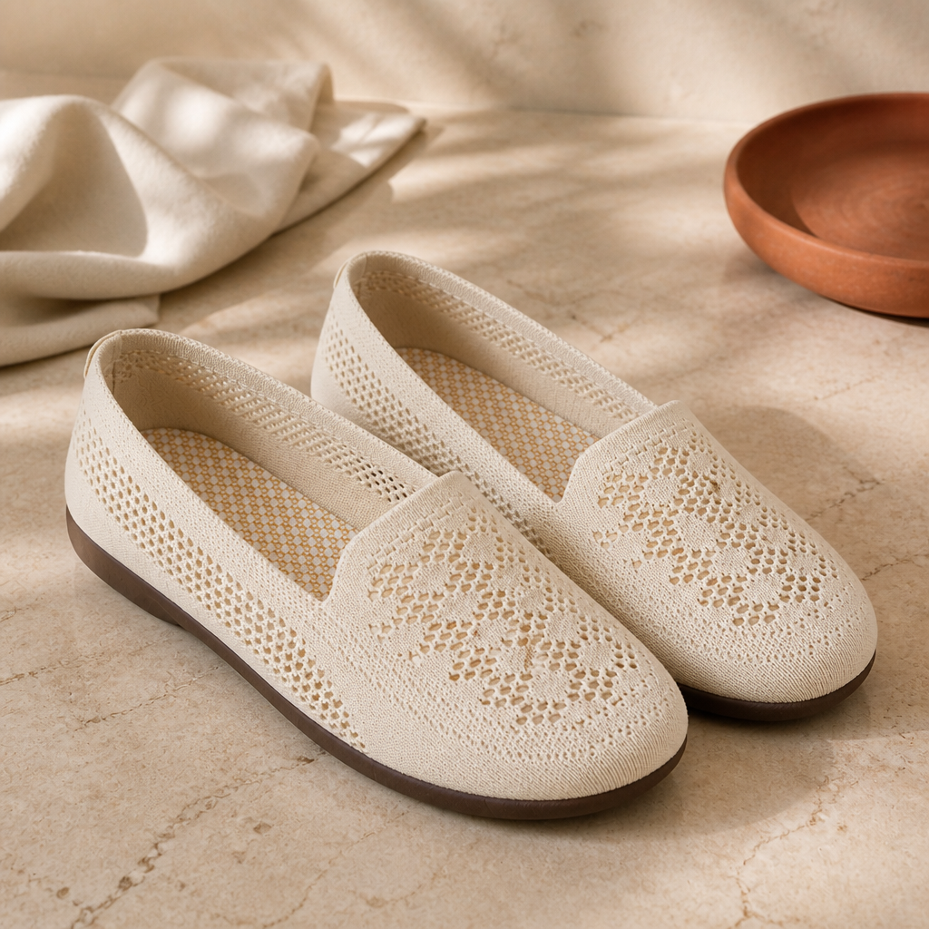 BREEZE — Mesh Flat Shoes - image 5