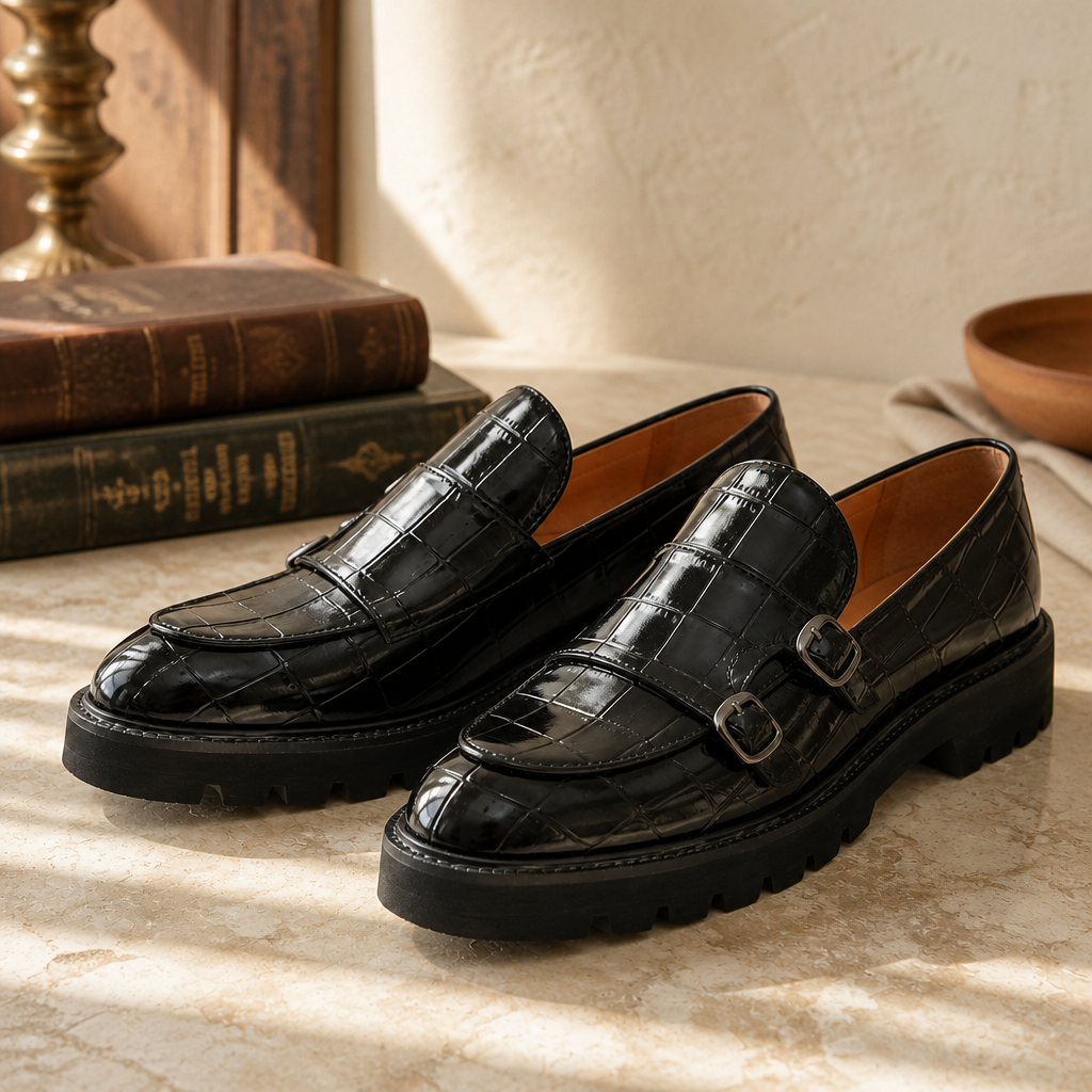 BLAKE — Crocodile Loafers - image 4