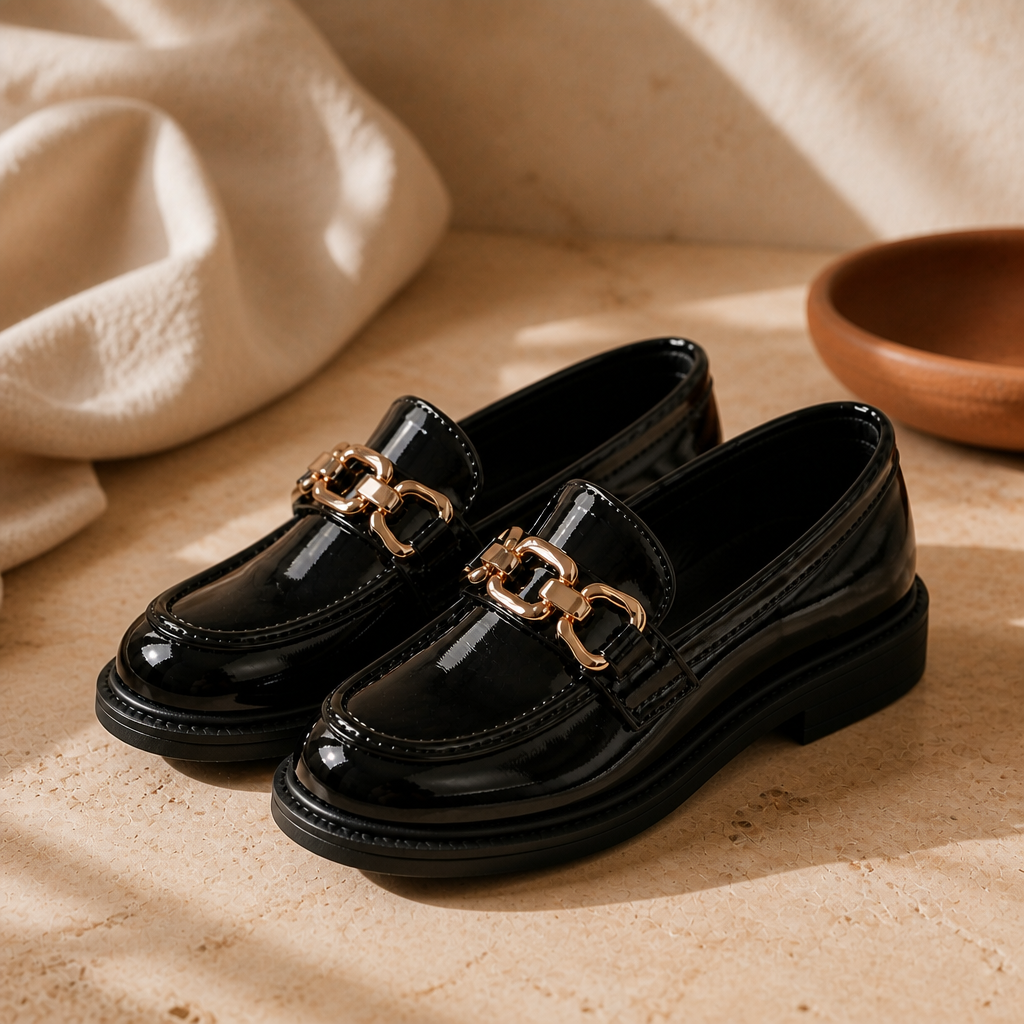British Style Retro Girls Shoes Spring Autumn Princess Leather Shoes Children Black Soft Dance Loafers for 3-12 Ages Kids Shoes - image 5
