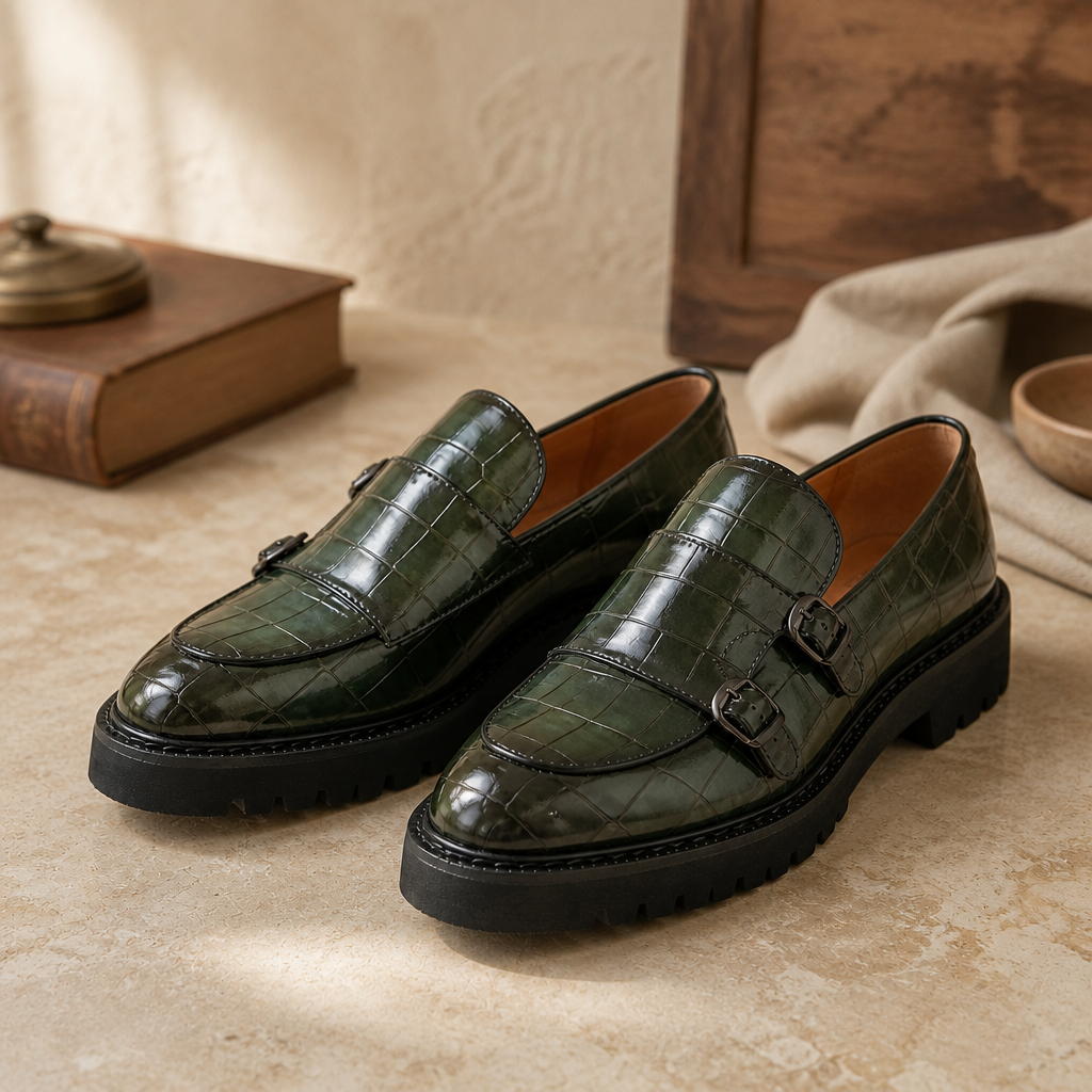 BLAKE — Crocodile Loafers - image 5