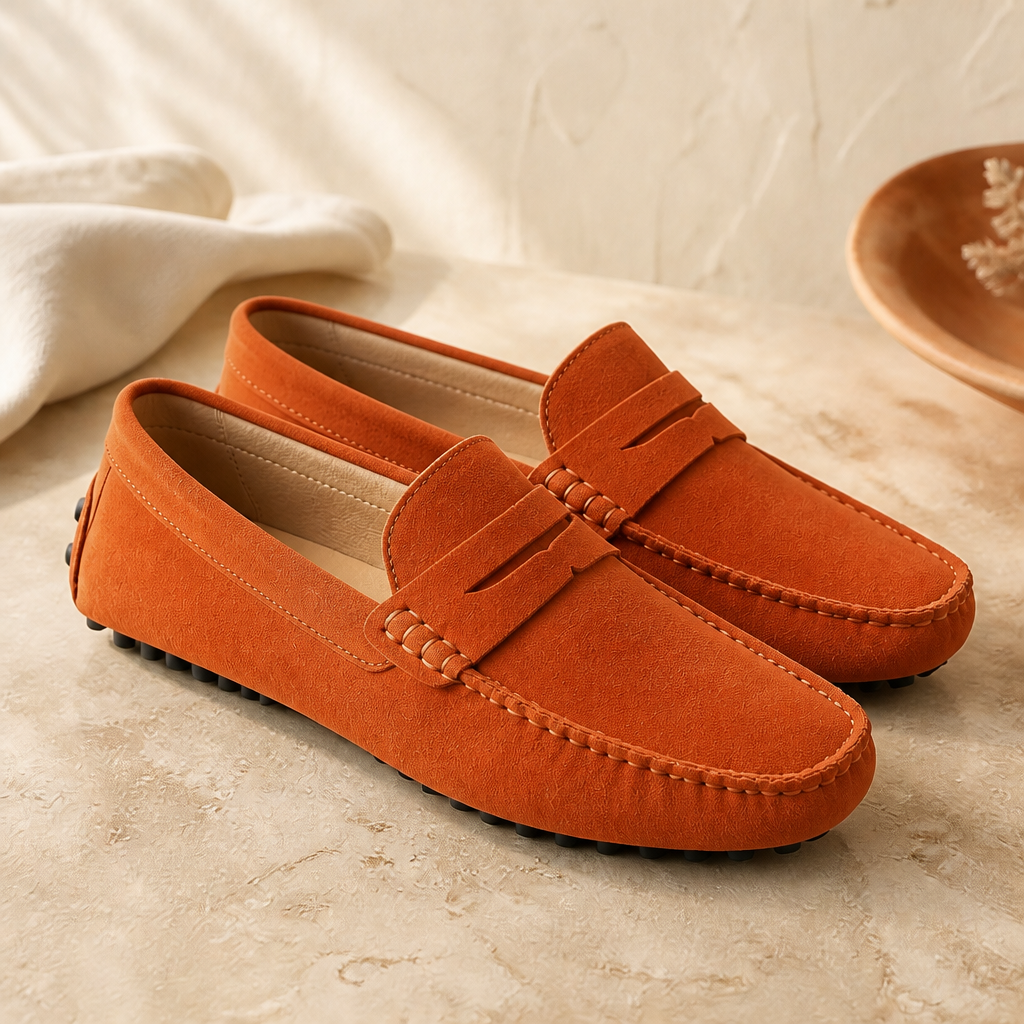 BRIO — Colourful Suede Loafers - image 9