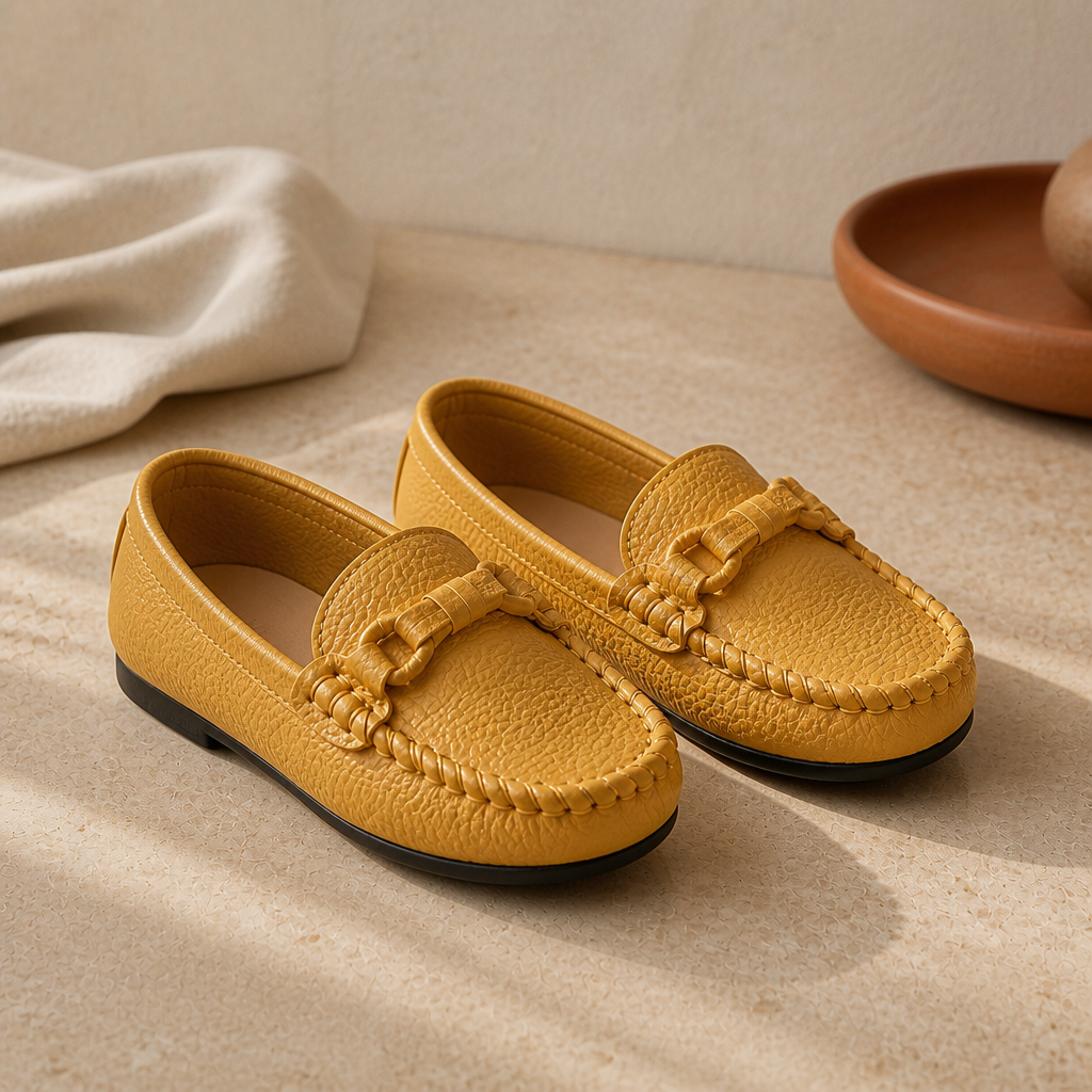Boys Leather Shoes Black White for School Party Wedding Kids Formal Flats Loafers Slip-on Soft Loafers Children Moccasins 21-30 - image 6